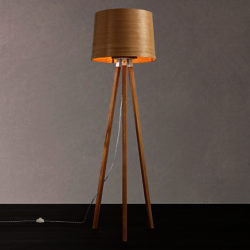 Tom Raffield Helix Floor Lamp, Oak